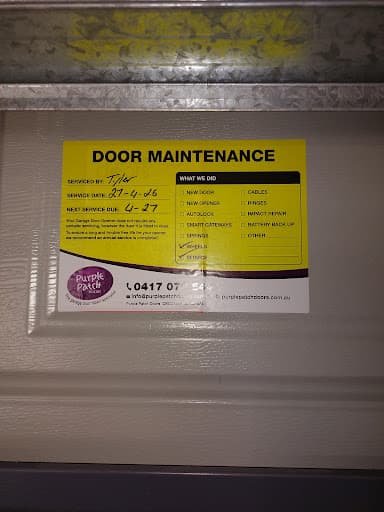 Purple Patch Doors — Customer photo