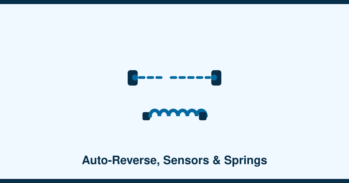 Garage door safety: auto-reverse, sensors and why springs are never a DIY job